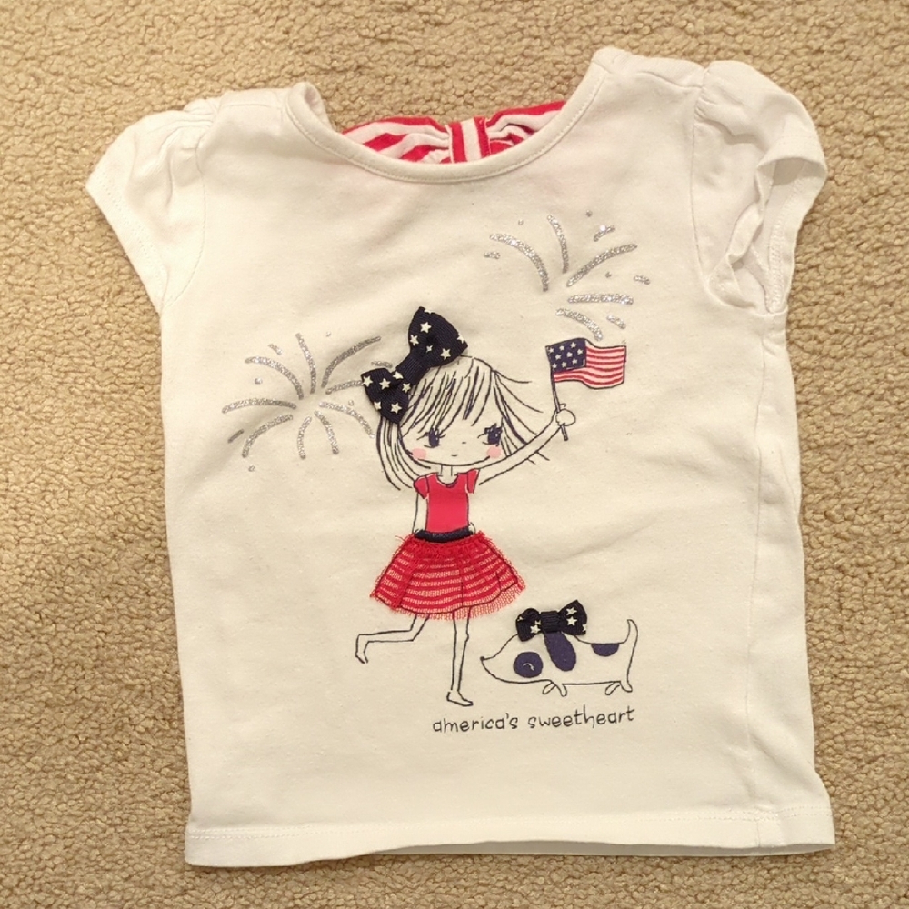 America's Sweetheart Kids White T-Shirt
